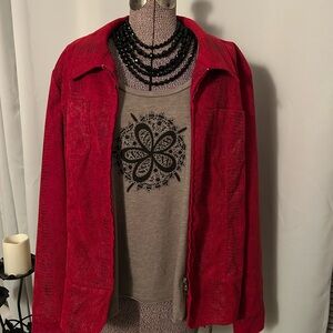 Erin London Vibrant Red Women's Blazer